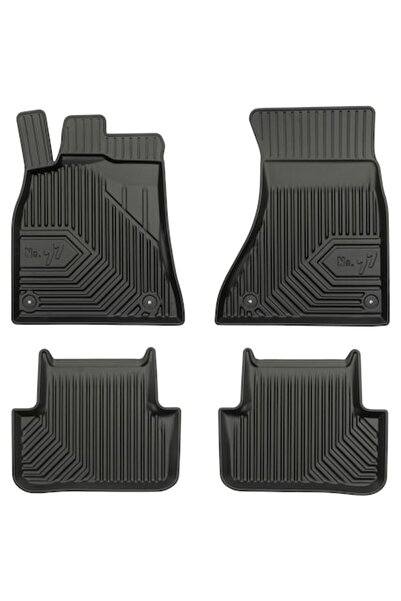 FroGum Set 4 covorașe auto nr. 77 din cauciuc pentru Audi A4 B8 2007-2015 negru