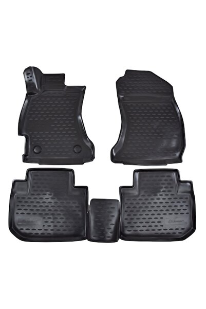 Subaru Premium Rubber Tray Mats, Forester, 2013-2018, 4 pieces