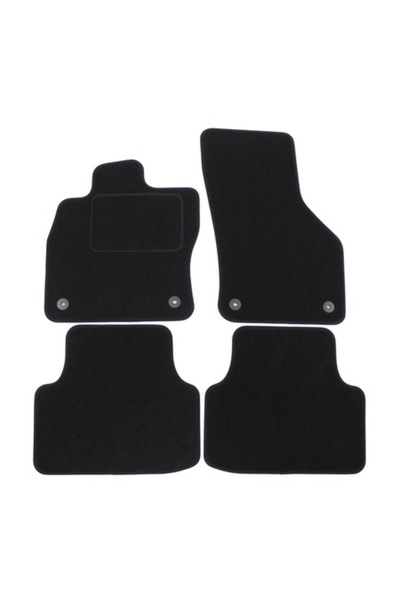 J&J automotive Set covorașe auto din velur, Skoda Octavia, 2012-2019, 4 bucăți