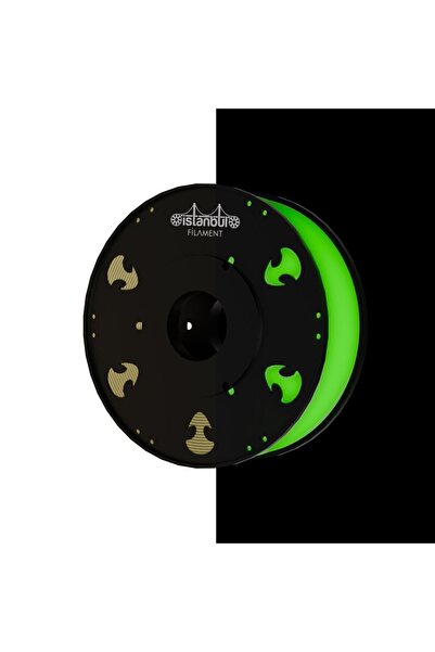İSTANBUL FİLAMENT 3D Kalem PLA Glow in The Dark (Karanlıkta Parlayan) 10 Metre (5 Adet 2 Metre)