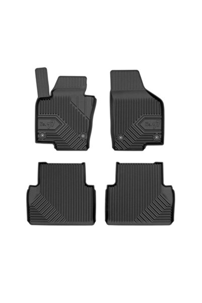 FroGum Set 4 covorașe auto Frogum, compatibile cu Seat Alhambra II, cauciuc, negru