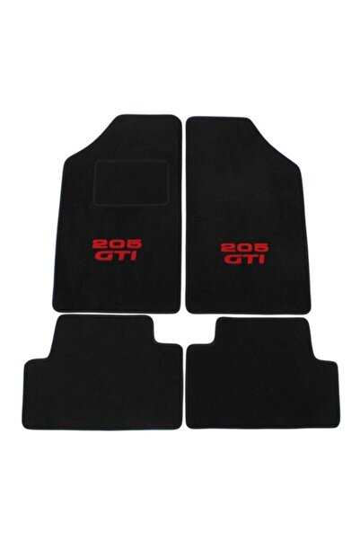 J&J automotive Set covorașe auto din catifea, Peugeot 205 GTI, 1983-1998, 4 buc.