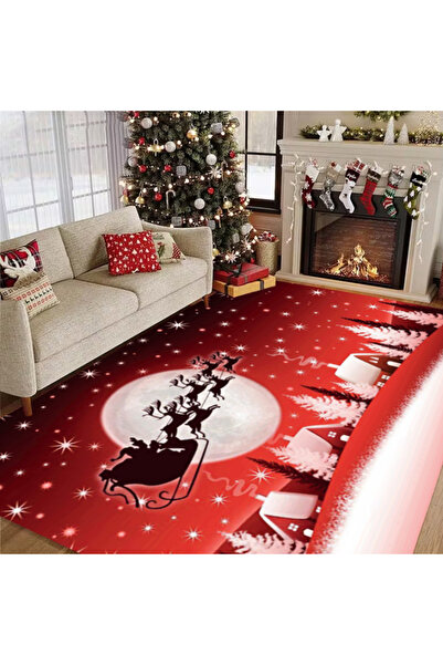 OEM Christmas decorative rug, rectangular, non-slip, 120x180 cm, CCD102