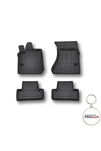 FroGum Set 4 covorașe auto din cauciuc tip tavă ProLine 3D pentru Audi Q5 8R, caroserie SUV, anii fabricației 11.2008 -