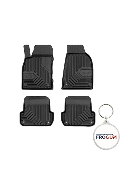 FroGum Set 4 covorașe auto din cauciuc Premium 3D tip tavă pentru Audi A4 B7 Sedan 11.2004 - 10.2007 cu cheie
