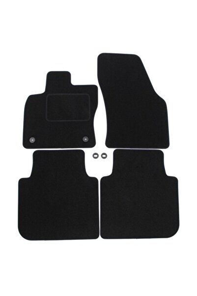 J&J automotive Set covorașe velur pentru Skoda Kodiaq, 2016-, 4 buc.