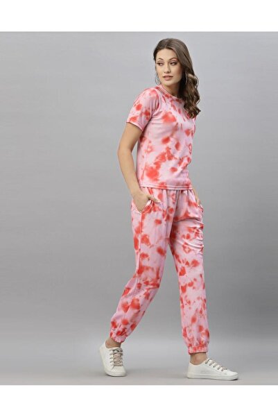 iza Orange and White Dye Co-Ords Set