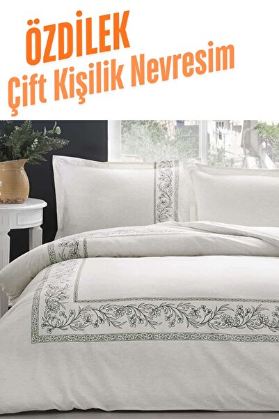 Özdilek %100 Pamuklu Çift Kişilik Nevresim Takımı (4 Parça) Sınırlı Stok