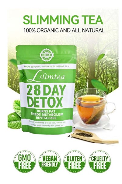 Wins Town شاي إنقاص الوزن العضوي لمدة 28 يومًا