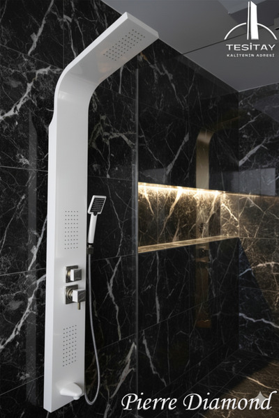 tesitay Duş Kolonu Panel Duş Seti Masajlı Duş Sistemleri Robot Duş Fıskiye Si...