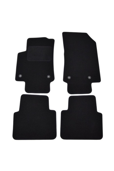 J&J automotive Set covorașe velur, Citroen C3, 2017-, 4 buc.