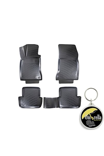 Umbrella Set 4 covorașe auto din cauciuc tip Premium Line 3D pentru MERCEDES ...