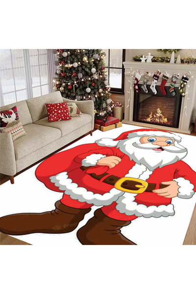 OEM Covor decorativ de Crăciun, dreptunghiular, antiderapant, 120x180 cm, CCD114