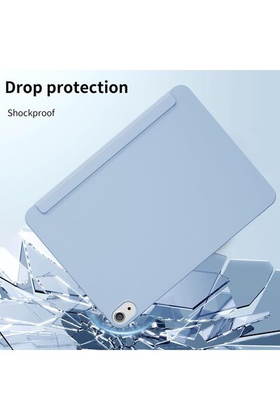 HYX حافظة لجهاز iPad الجيل الحادي عشر A16 2025/الجيل العاشر 10.9 بوصة 2022، حامل ثلاثي الطي، غطاء ناعم من البولي يوريثان الحراري