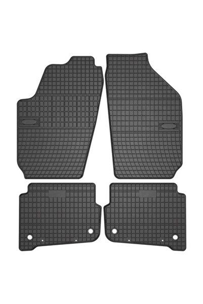 FroGum Set 4 Covorase auto ElToro din Cauciuc pentru Volkswagen Fox 2003-2021 Hatchback Negru