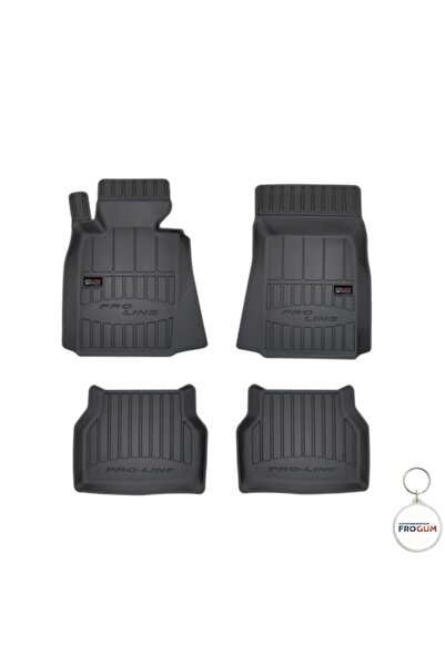 FroGum Set 4 covorașe auto din cauciuc ProLine 3D pentru BMW Seria 5 E39 (1996 - 06.2003) cu breloc