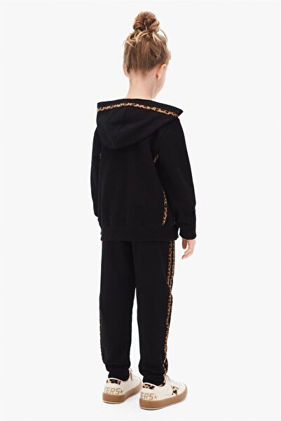 nk kids Girl's Zippered Cardigan Black 39500