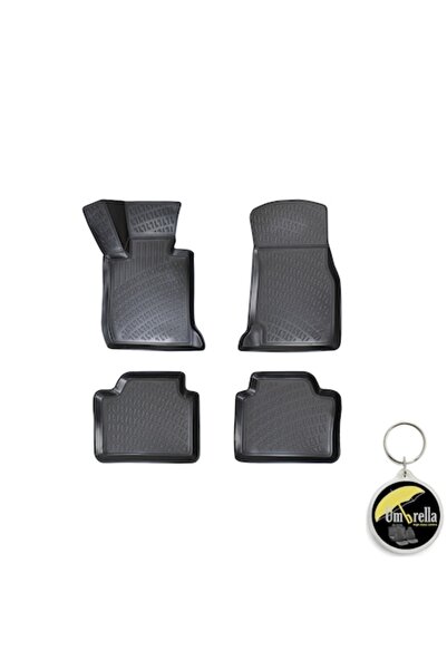 Umbrella Set 4 covorase auto cauciuc tip tavita Premium Line 3D pentru BMW Se...