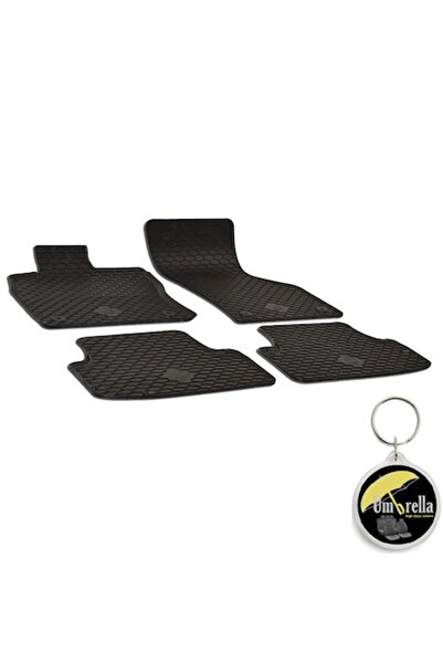 Umbrella Set 4 covorașe auto din cauciuc Urban Line pentru Seat Leon (2012-2019) cu breloc