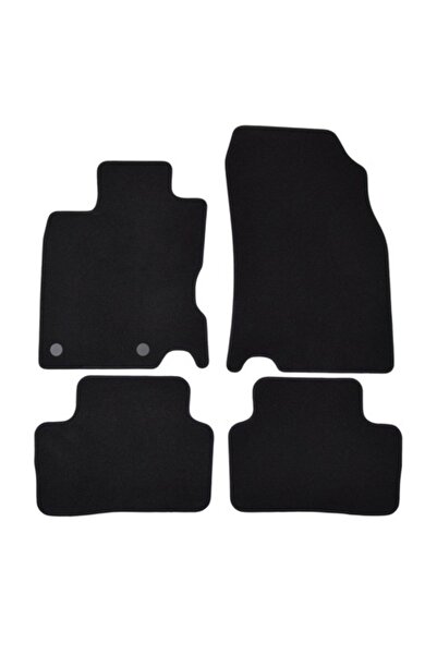 J&J automotive Set covorașe auto premium din velur negru, Renault Kadjar, 201...