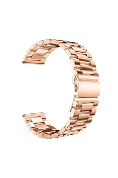 Nordic Curea metalică Ultimate pentru ceas inteligent, 22 mm, roz auriu