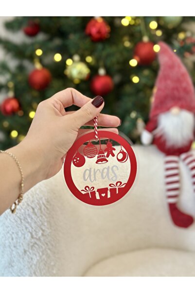 lookatelier Kişiye Özel Pleksi Yılbaşı Süsü – İsimli Yeni Yıl Hediyesi ve Dek...