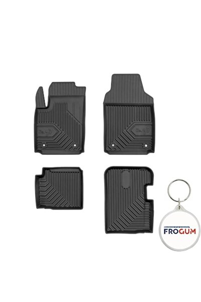 FroGum Set 4 covorase auto din cauciuc tip tavita Premium 3D pentru Fiat 500 ...