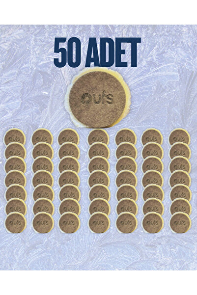 Ufs 50 Adet Beyaz Tüy Agresif Polisaj Keçesi 160mm Eko Seri