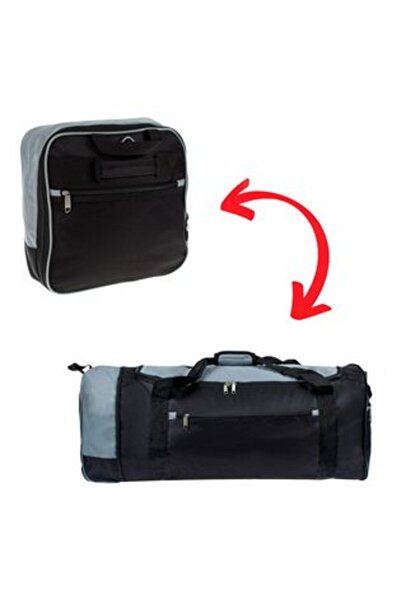 OEM Travel Bag with Wheels Gray Black 84 L