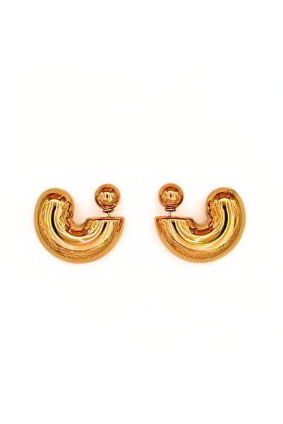 IMMACULATI Biggie - 18k gold plated stainless steel earrings, waterproof, hypoallergenic