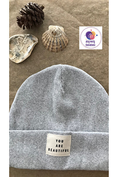 Alışveriş Kasabası قبعة رمادية مطوية للجنسين