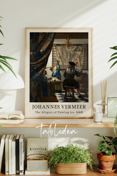 tablodea Slika Johanesa Vermeera voda, Dekorativni zidni dekor, Pinterest vin...