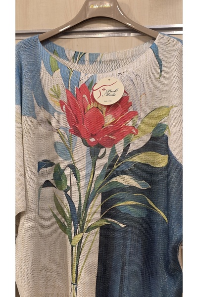 Park Moda Μπλούζα Mercerized Μικτό σχέδιο λουλουδιών