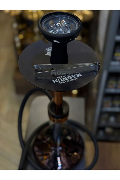 MAGNUM Özel Çelik kahverengi Nargile Takımı