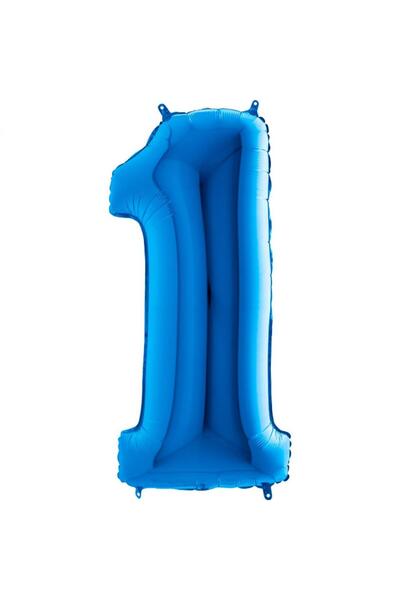 Generic Brand Dark Blue Color Number Foil Balloon 100 cm - 1