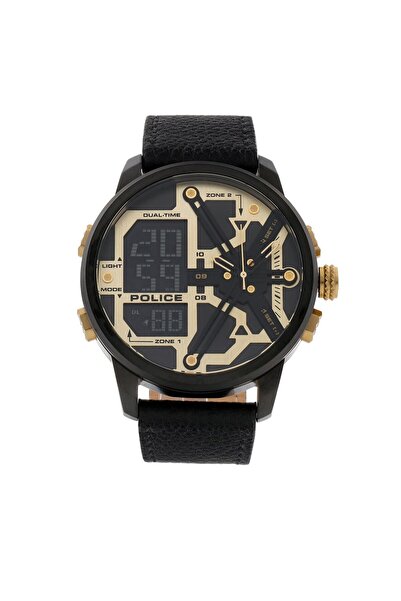 Police Ανδρικό Ρολόι PEWJD2003202 Μαύρο