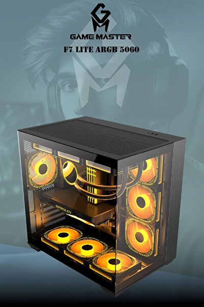 GM Game Master F7 Lite ARGB RTX5060 R7 5700X CPU 32GB RAM 1TB M.2 RTX5060 ARGB Sıvı Soğutuculu Gaming PC