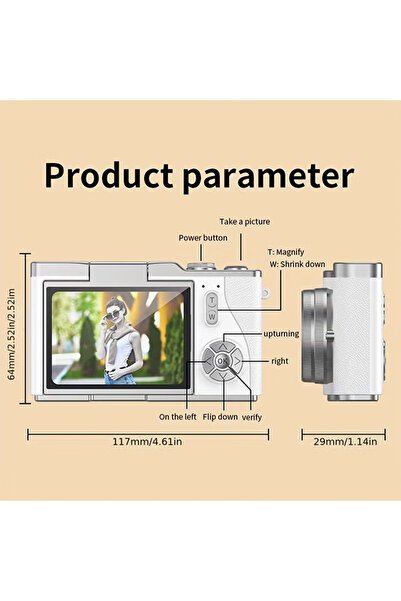 Genaric LUAZHE 14XDC07 Digital Camera – Compact Silver Design for Everyday Photography