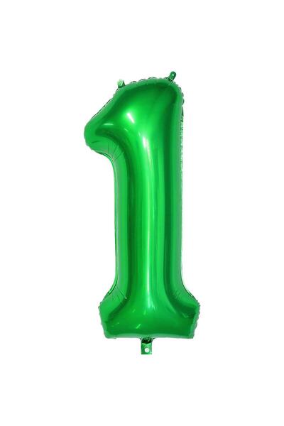 İSTOÇ PARTİ Green Color Number Foil Balloon 76 cm - 1