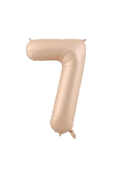 İSTOÇ PARTİ Sand Beige Color Number Foil Balloon 76 cm - 7
