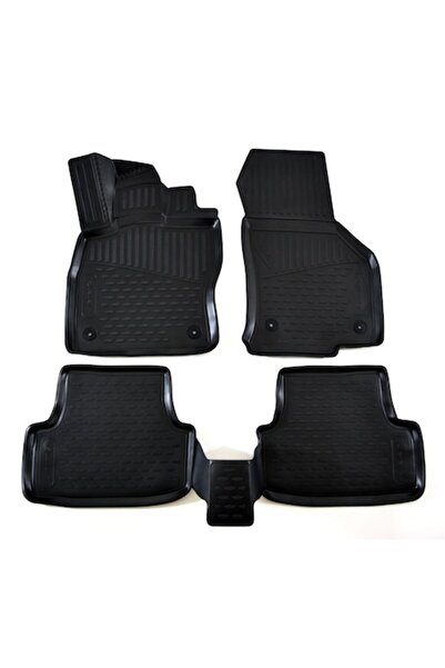 OEM Covorașe auto premium din cauciuc, tip tavă, Volkswagen Golf VII, Combi, 2012-2020, set de 4