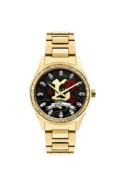 Police Γυναικείο Ρολόι PEWLG2109903 Χρυσό