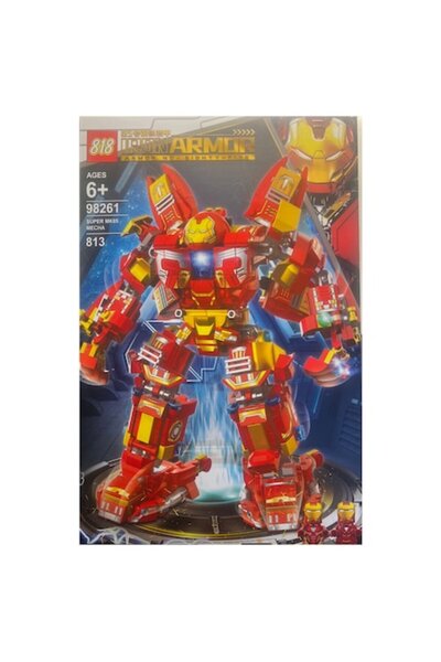 OEM Iron Man MK85 Hulkbuster Construction Set, 813 Pieces