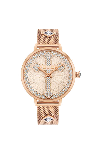 Police Γυναικείο Ρολόι 16031MSR/32 Χρυσό