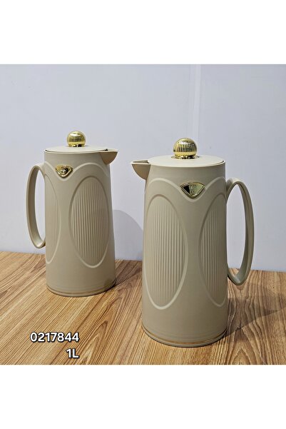 royal_camel طقم ترامس شاي وقهوة ذهبي 1+1 لتر