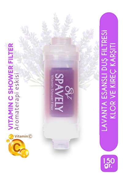 Luluyen Spavely Gül Esanslı Duş Başlığı Filtresi Arıtması Güney Kore Menşei K...