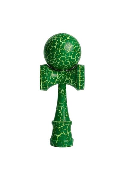 OEM Krista Kendama Cracked 18 cm, lemn, verde