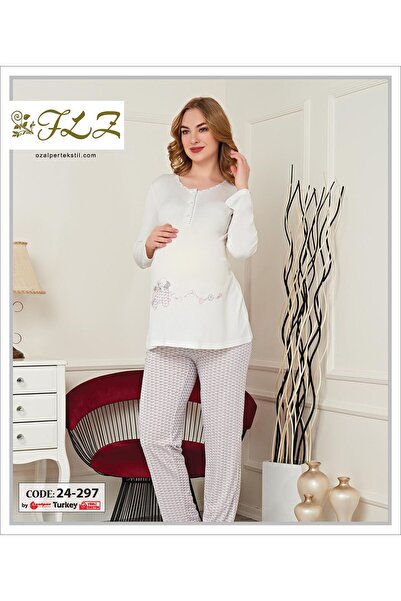 gd goldoremi 24-297 Women's Maternity Long Sleeve Pajama Set