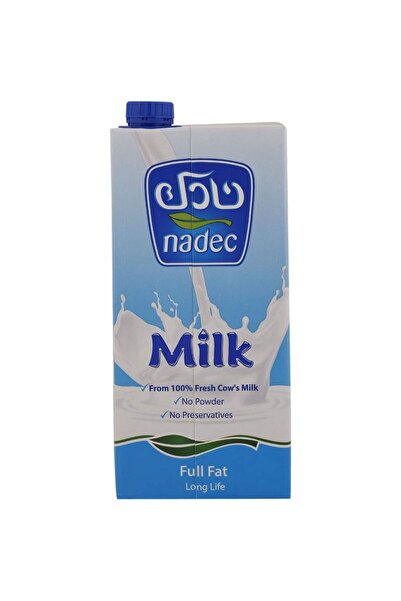 Nadec Full Fat Milk 1 Lt x 12