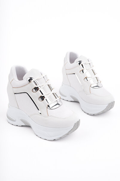 Madam Tarz Dnr-429 Lace-Up Glitter Hidden Heel Sports